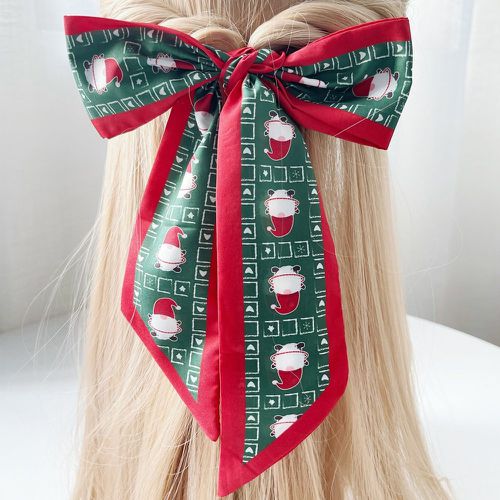 Bandeau pour cheveux à imprimé père Noël - SHEIN - Modalova