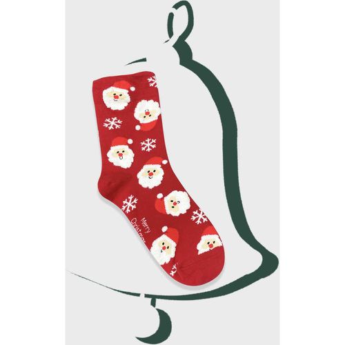 Chaussettes Noël flocon de neige & à motif père Noël - SHEIN - Modalova