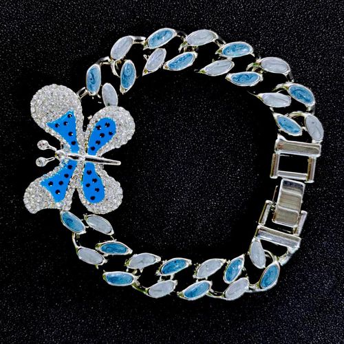 Bracelet à strass & à détail papillon - SHEIN - Modalova