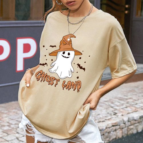 T-shirt à imprimé halloween - SHEIN - Modalova
