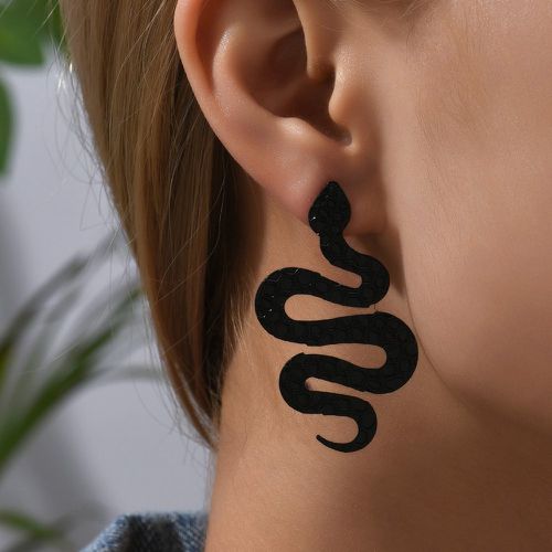 Clous d'oreilles à design serpent - SHEIN - Modalova