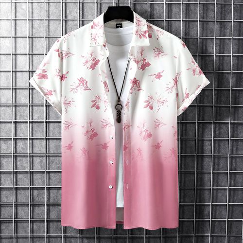 Chemise à imprimé floral dégradé (sans t-shirt) - SHEIN - Modalova