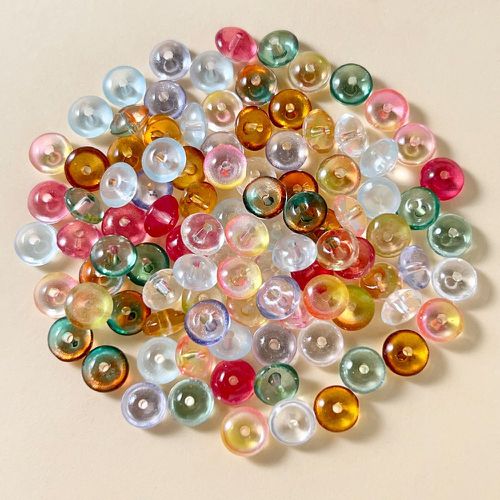 Pièces de couleur aléatoire dégradé DIY perle - SHEIN - Modalova