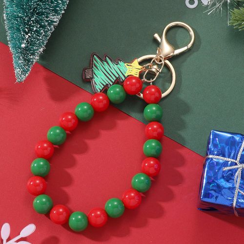 Porte-clés arbre de Noël & perlé breloque - SHEIN - Modalova