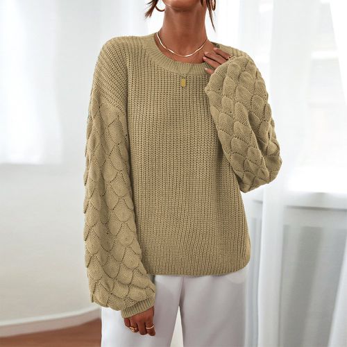 Pull en tricot texturé - SHEIN - Modalova