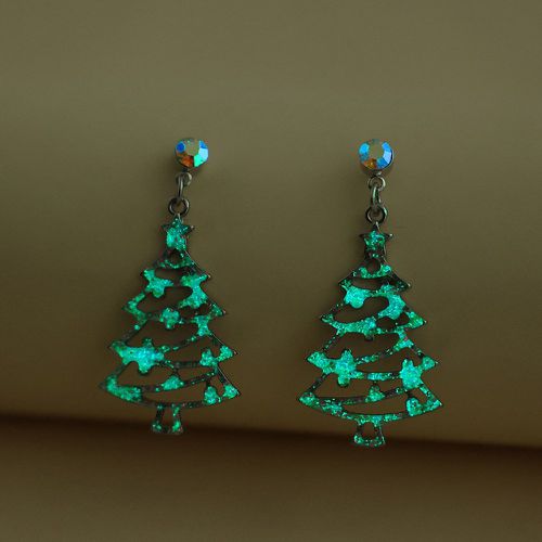 Pendants d'oreilles aurore permanente arbre de Noël - SHEIN - Modalova