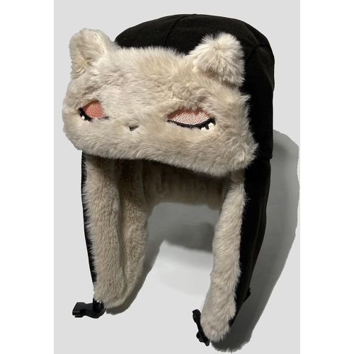 Chapeau de trappeur dessin animé renard avec doublure en polaire - SHEIN - Modalova