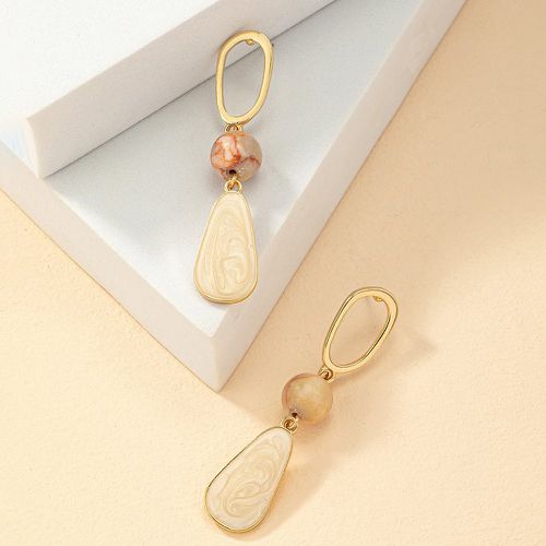 Boucles d'oreilles à design goutte d'eau à perles - SHEIN - Modalova