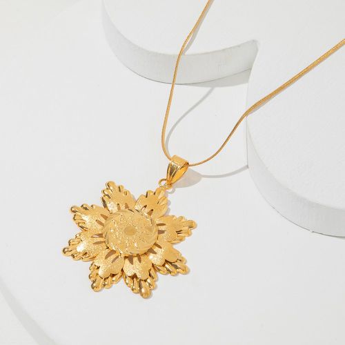 Collier à pendentif fleur - SHEIN - Modalova