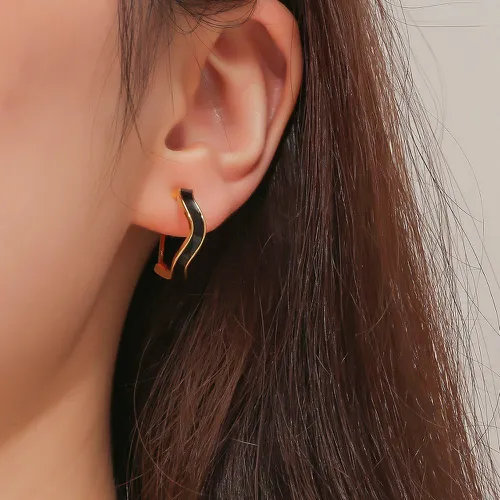 Clips d'oreilles minimaliste - SHEIN - Modalova