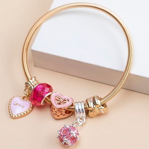 Bracelet cœur & à détail papillon - SHEIN - Modalova