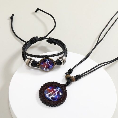 Collier Vierge à breloque ronde & bracelet - SHEIN - Modalova