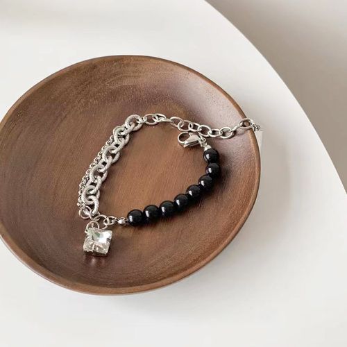 Bracelet à perles à strass - SHEIN - Modalova