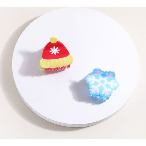 Pièces Griffe à cheveux Noël flocon de neige & design chapeau - SHEIN - Modalova