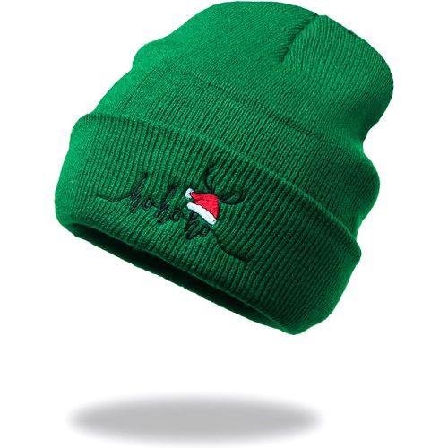 Bonnet chapeau de Noël à broderie - SHEIN - Modalova