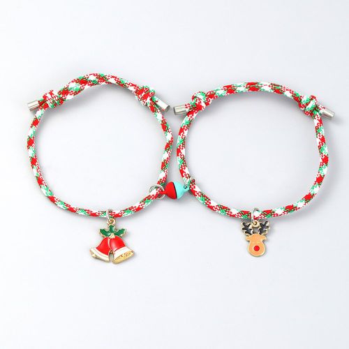 Pièces Bracelet à breloque renne de Noël & clochette - SHEIN - Modalova