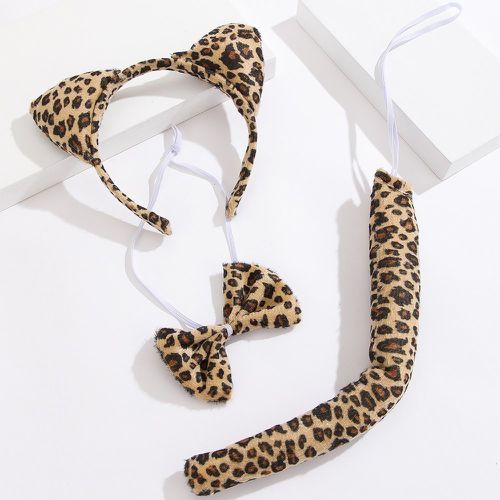 Pièces Accessoire de déguisement à motif léopard à nœud papillon - SHEIN - Modalova