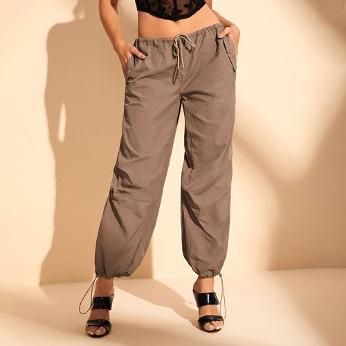 Pantalon à cordon à poche - SHEIN - Modalova