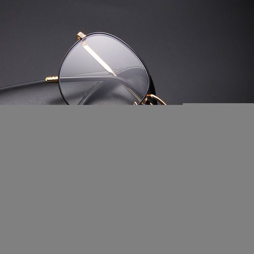 Lunettes anti-lumière bleue à moutures métalliques - SHEIN - Modalova