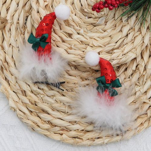 Pièces Épingle à cheveux chapeau de Noël - SHEIN - Modalova