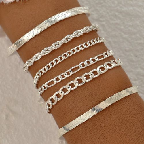 Pièces Bracelet à chaîne minimaliste - SHEIN - Modalova