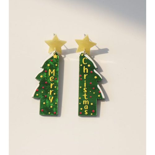 Pendants d'oreilles Noël à détail étoile arbre - SHEIN - Modalova