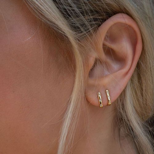 Pièces Boucles d'oreilles avec strass - SHEIN - Modalova
