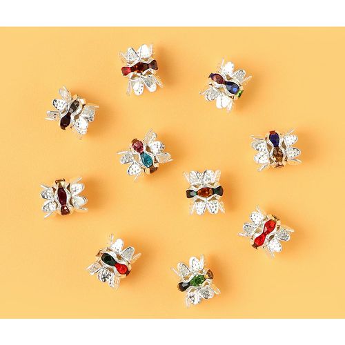 Pièces avec strass design fleur DIY perle - SHEIN - Modalova