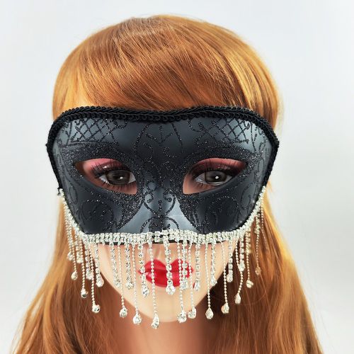 Masque facial de costume à strass à franges - SHEIN - Modalova