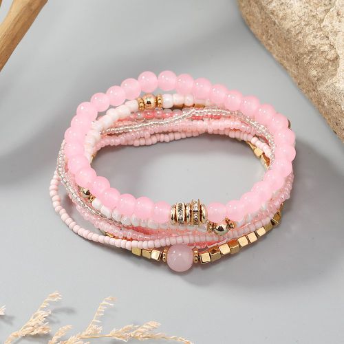 Pièces Bracelet perlé avec strass - SHEIN - Modalova
