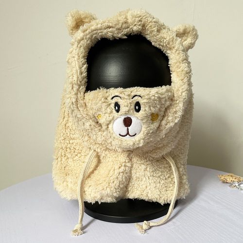Chapeau à broderie design ours duveteux - SHEIN - Modalova