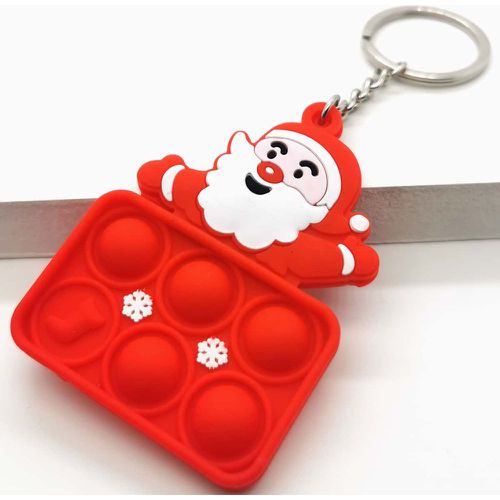Père Noël design Jouet fidget anti-stress breloque Porte-clés - SHEIN - Modalova