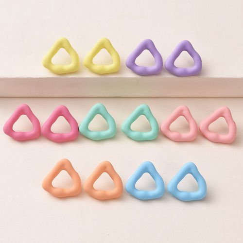 Pièces en forme géométrique Boucles d'oreilles Accessoire de bijoux DIY - SHEIN - Modalova