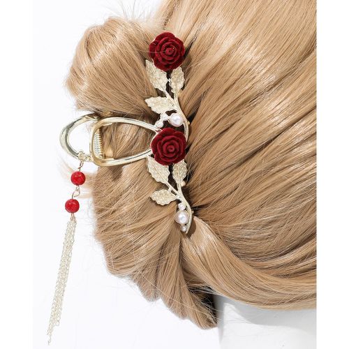 Griffe à cheveux fleur & chaîne à franges - SHEIN - Modalova