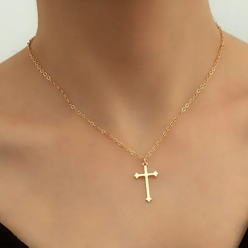 Collier à pendentif croix - SHEIN - Modalova