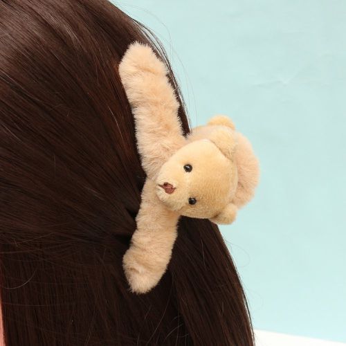 Griffe à cheveux à détail ours dessin animé duveteux - SHEIN - Modalova