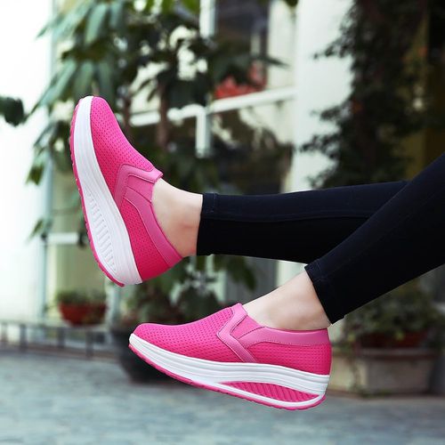 Chaussures à bascule rose fluo glissant - SHEIN - Modalova