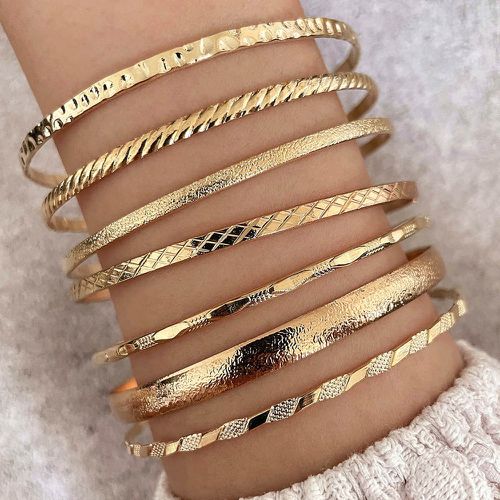 Pièces Bracelet minimaliste texturé - SHEIN - Modalova