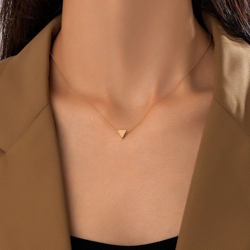 Collier à pendentif triangulaire - SHEIN - Modalova