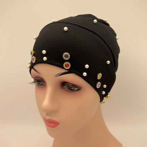 Turban à strass et fausses perles - SHEIN - Modalova