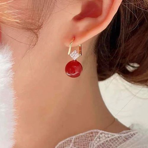Boucles d'oreilles à strass & à perles - SHEIN - Modalova