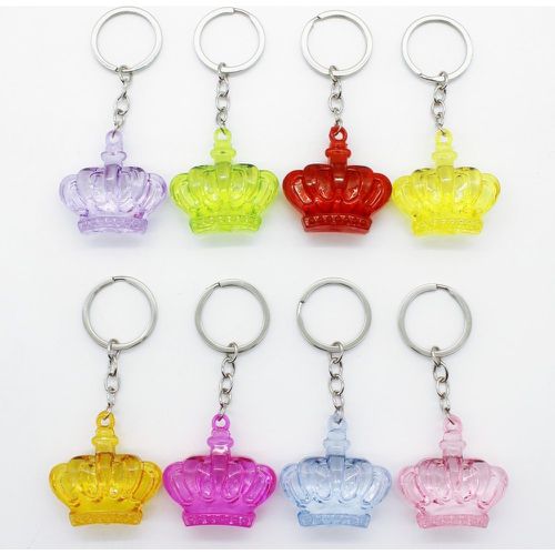 Pièces Porte-clés de couleur aléatoire à breloque de couronne - SHEIN - Modalova