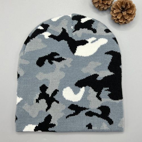 Bonnet à motif de camouflage - SHEIN - Modalova