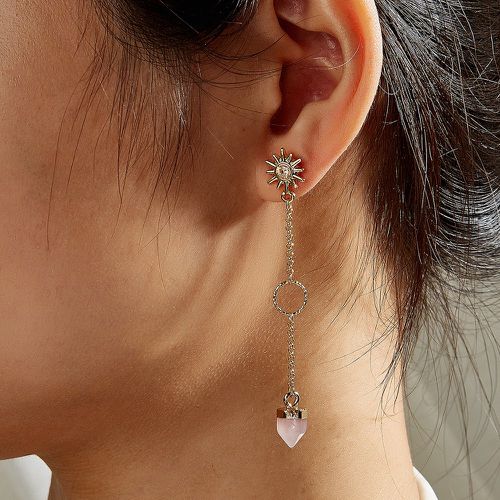 Paires Boucles d'oreilles aléatoire zircone cubique & à détail soleil - SHEIN - Modalova