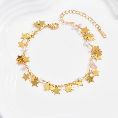 Bracelet fausse perle & à breloque étoile - SHEIN - Modalova