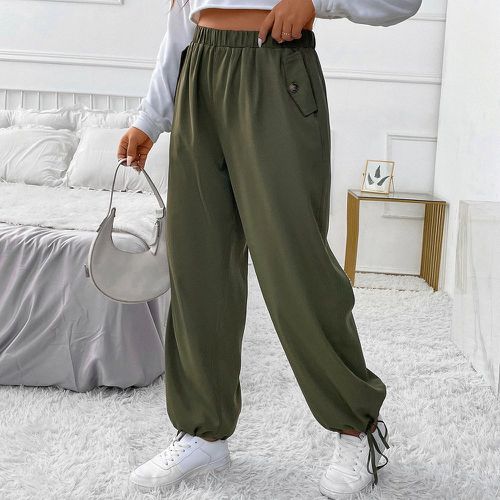 Pantalon de survêtement à cordon taille élastique - SHEIN - Modalova