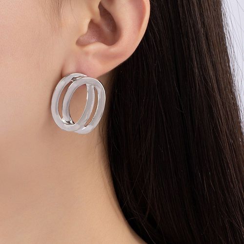 Clous d'oreilles design ovale - SHEIN - Modalova