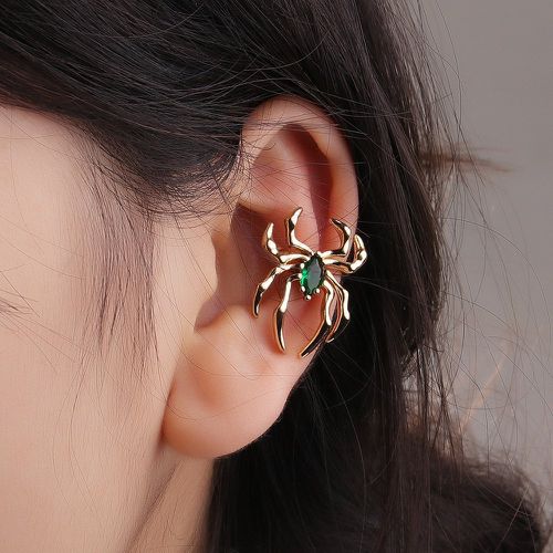 Pièce Clip d'oreille avec strass design araignée - SHEIN - Modalova