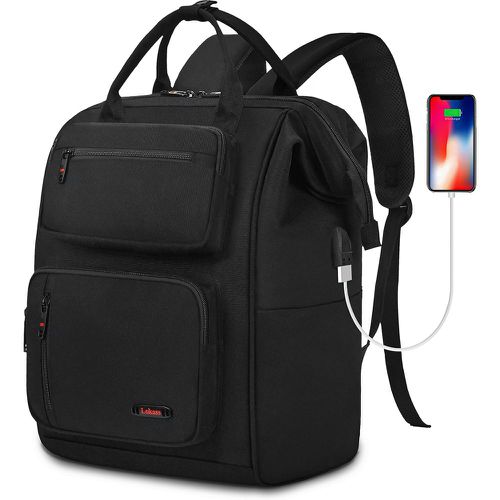 Sac à dos pour ordinateur portable port de charge USB - SHEIN - Modalova