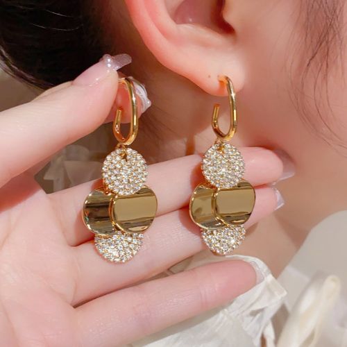 Pendants d'oreilles avec strass - SHEIN - Modalova